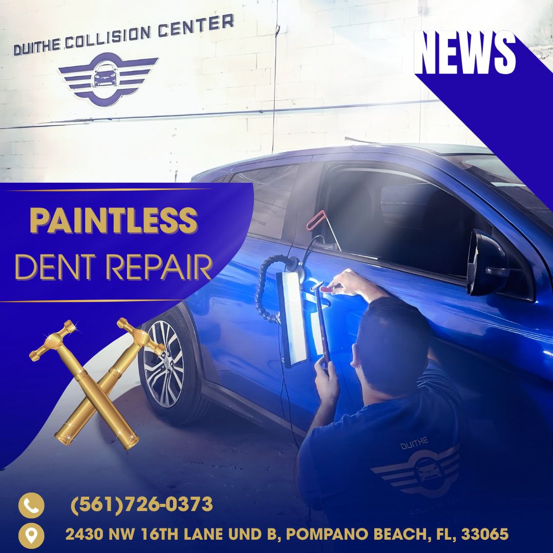 Paintless dent repair - Duithe Collision Center